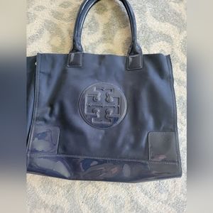 Tory Burch blue small tote bag